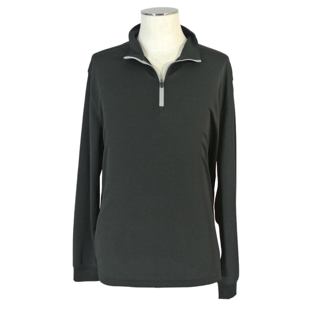 PGA TOUR Sweater Mens XL Black 1/4 Zip Golf Shirt Pullover Moisture Wicking